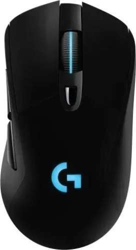 Мышь беспроводная Logitech G703 LightSpeed, игровая, радио, оптическая, USB, 25600dpi, черный [910-005644]